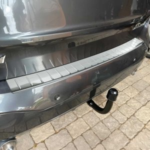 BMW X1 Rear Bumper Sill Cover - Omac - S.Steel - Gloss Silver - '15-'22